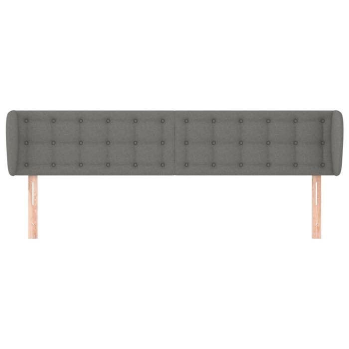 Headboard - Maison Exclusive - Dark Grey - Breathable and Durable Fabric - Adjustable Height