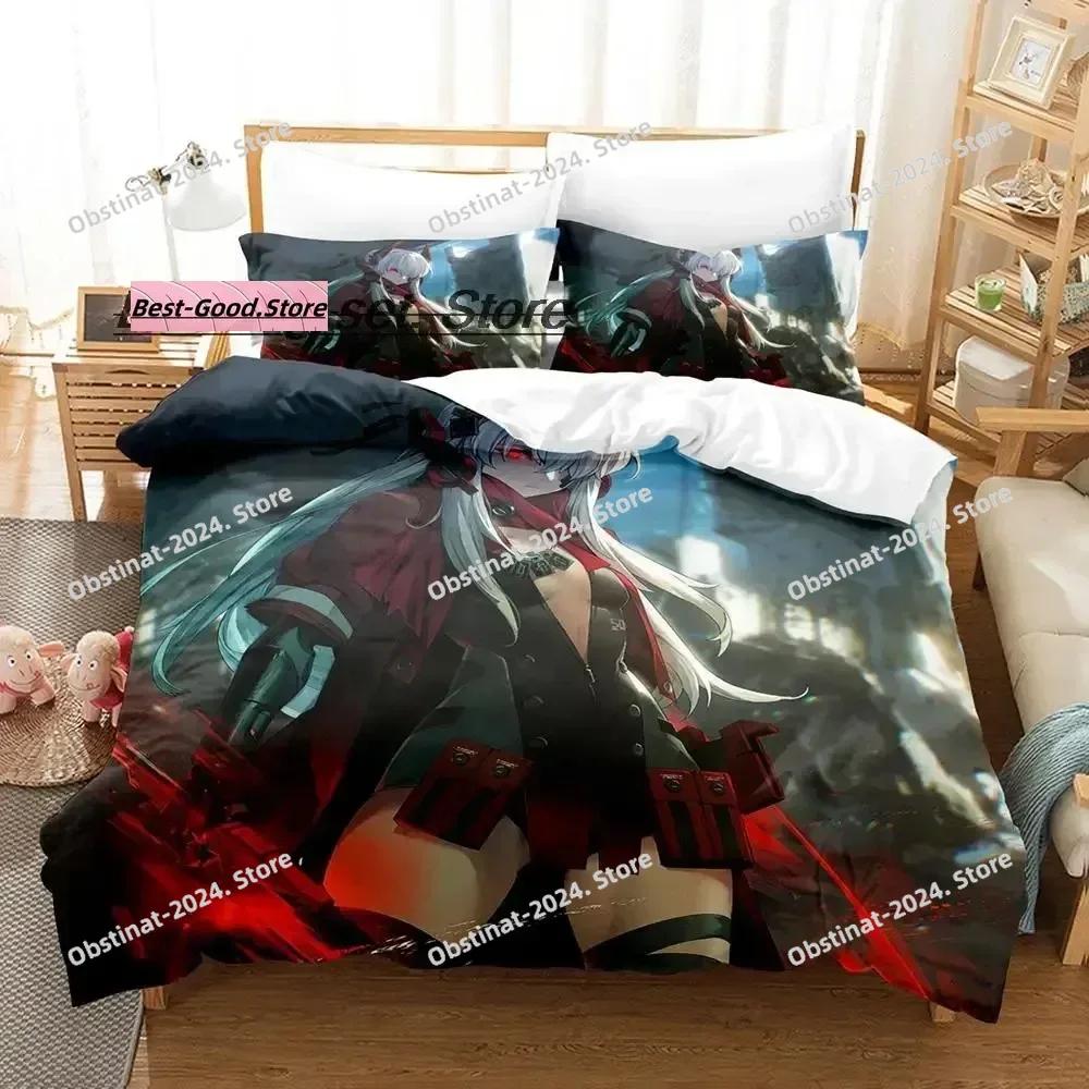 GRAY RAVEN PUNISHING Lucia Bedding Set Single Twin Full Queen King Size Bed Set Aldult Kid Bedroom Duvetcover Sets Anime