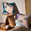 Cure M-Mermaid Pillow Case Sofa and Living Room Decorative Cushion Covers Dust-proof and Mite-proof Invisible Zipper