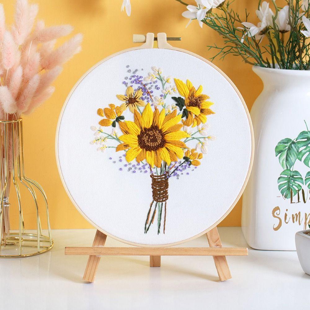 Starter Kit Embroidery Starters Kit Cotton Linen Cloth Cloth Embroidery Cross Stitch Kits  Adults