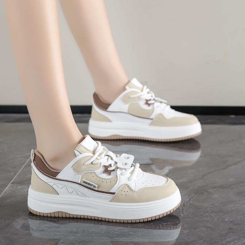 Fashion Women's Light Sports Shoes, Low-cut Lace-up Thick-soled Casual Shoes and Women's Fashion Shoes Are Comfortable and Integrated