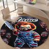 Personalized C-Chucky Round Chair Office Rug - Perfect for Mat, Office Chair & More - Ideal Gift for Birthdays and Holidays