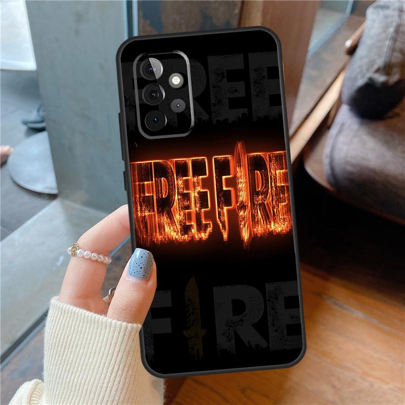 Free Fire Game Case For Samsung Galaxy A54 A34 A14 A32 A53 A13 A73 A33 A51 A71 A12 A22 A52 A72 Case Cover