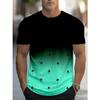 Hawaii Street Fashion Men's T-shirt New Summer Beach Vacation Men's Casual T-shirt Outdoor Sports Men's Short Sleeve Top