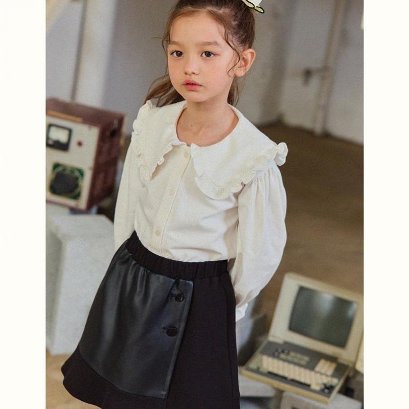 Olivan  Wrap Short Skirt Pants  Black 