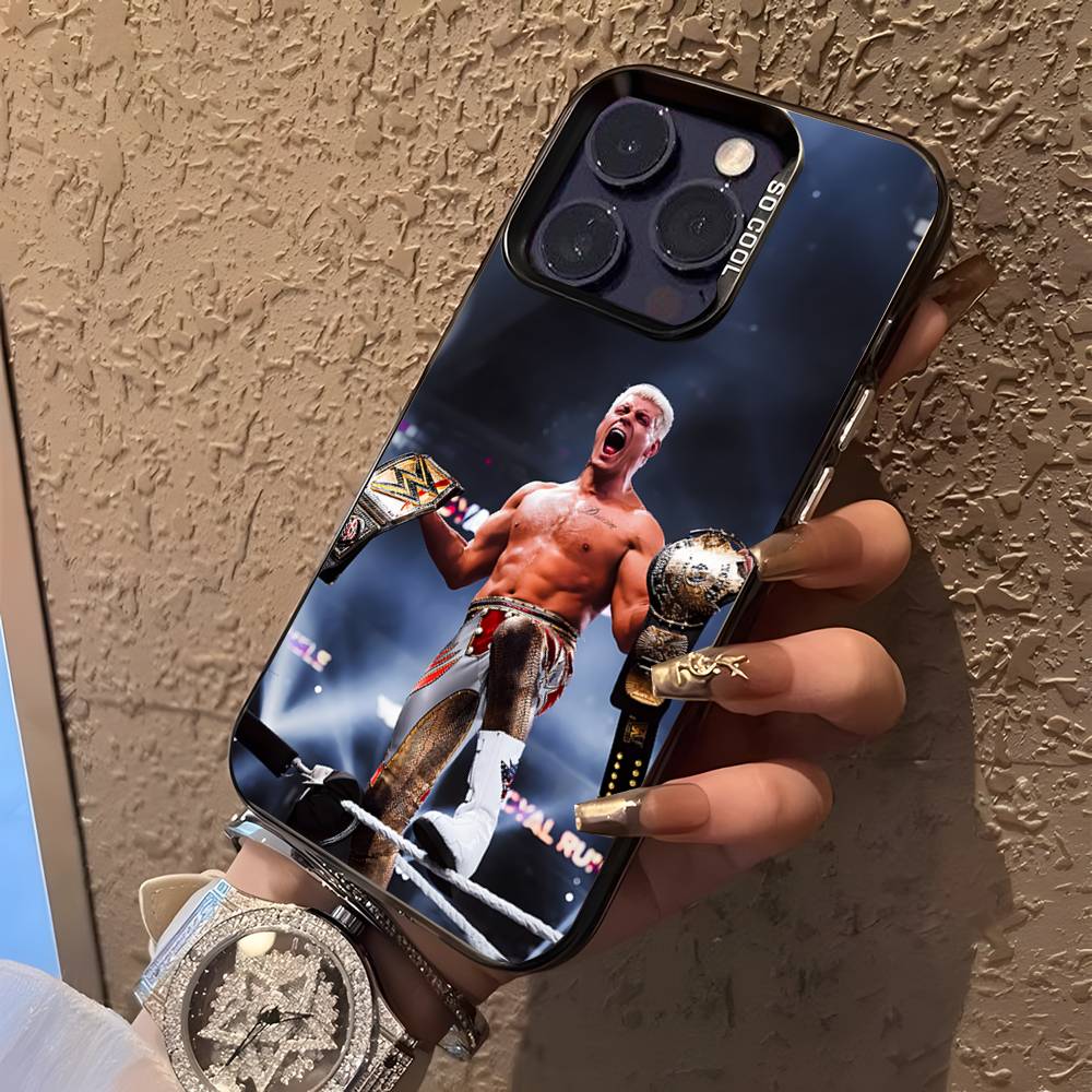 Pouzdro na telefon wrestlera Codyho Rhodese Pro iPhone 16,15,14,13,12,11,Pro,XS,Max,Plus,Mini,SE Černé Matné Candy Nárazuvzdorné Kryt