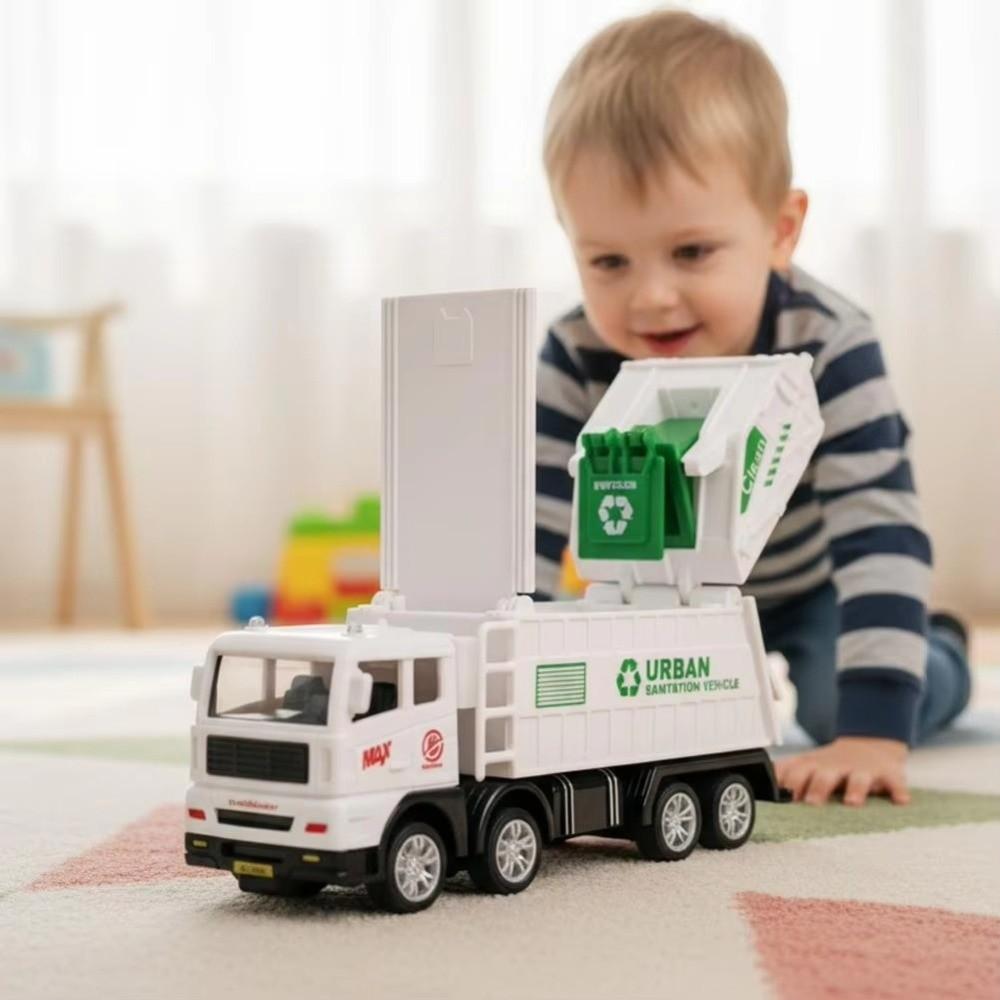 Inertia Powered Garbage Truck Toy Simulation Cleaning Sprinkler Truck Boys Gifts