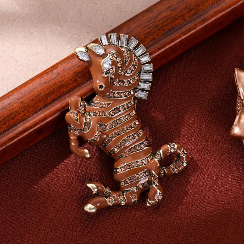 

Креативні Брошки-Шпильки Тварини Зебра Для Жіночого Одягу Пальта Аксесуари Подарунки