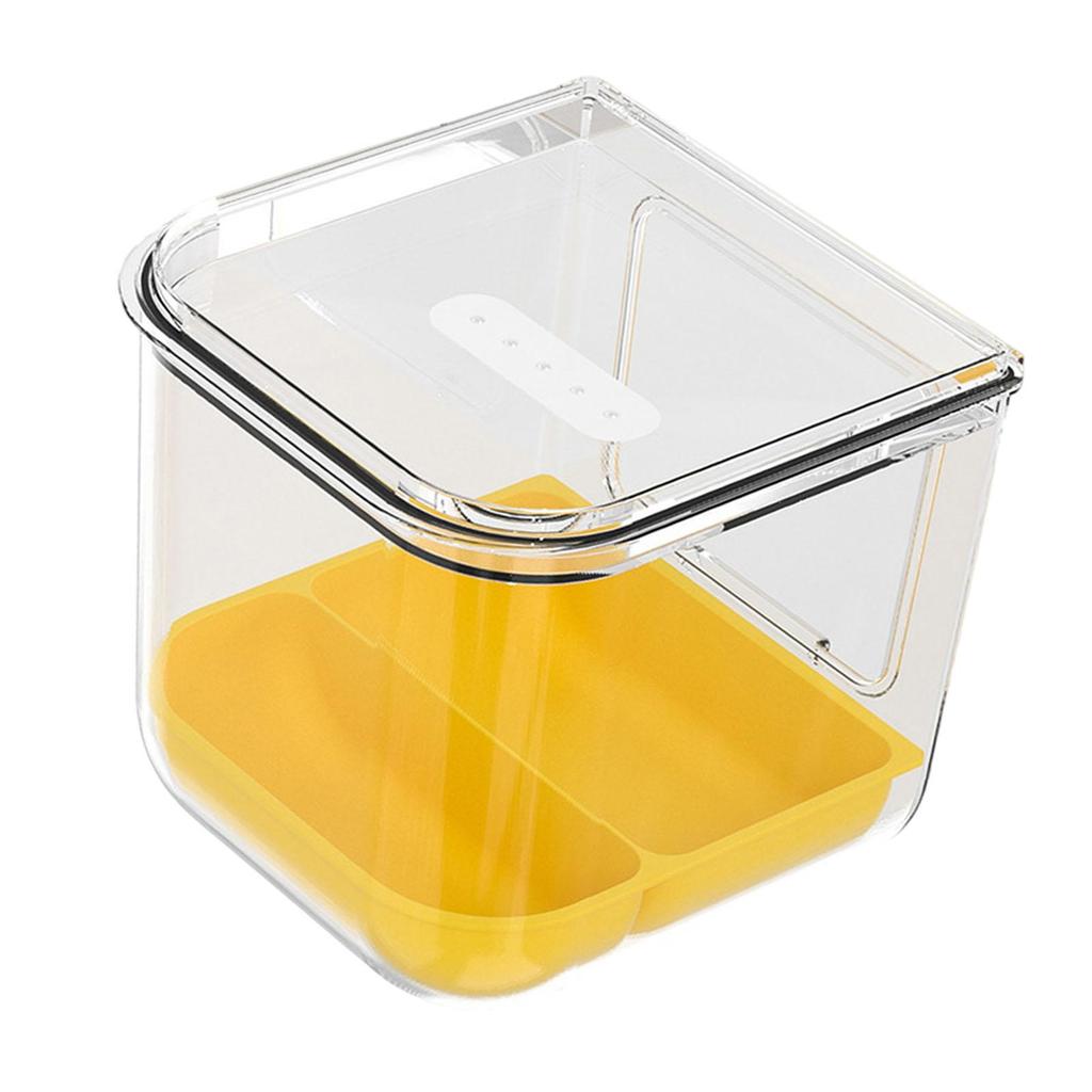 Bird Bath Cage Bowl Transparent Bird Bathtub for Little Bird Parakeets Decor