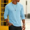 Men's Color Casual Long Sleeve Sleeve Top Casual Shirt Summer Shirt Blouse