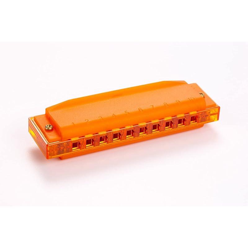 

HOHNER роговая полупрозрачная арфа оранжевого цвета 10 отверстий/тональность C