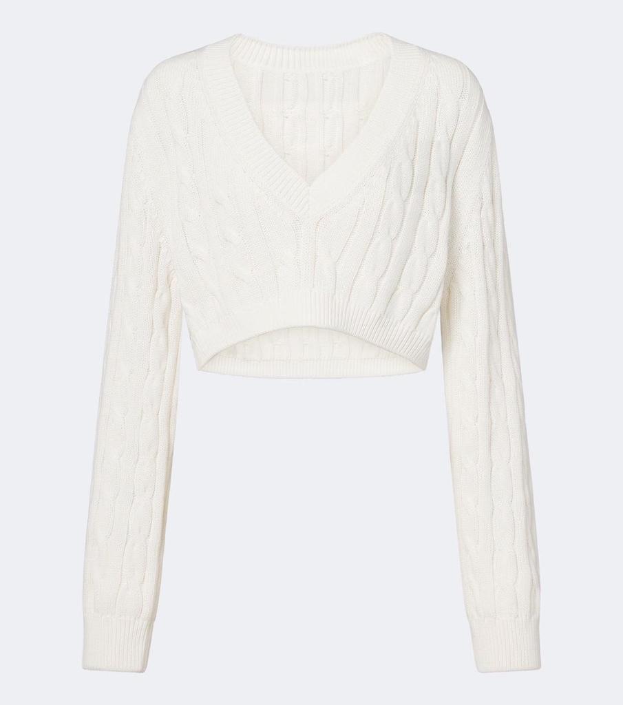 Yuehe Cross 2026 Autumn Hot Selling Boutique Spicy Girl Slimming Long Sleeve Knit Sweater