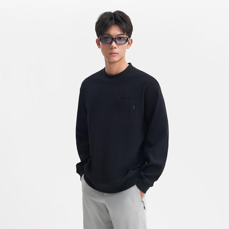 Pelliot Unisex Mountain Series Waffle Knit Long-Sleeve Sweatshirt