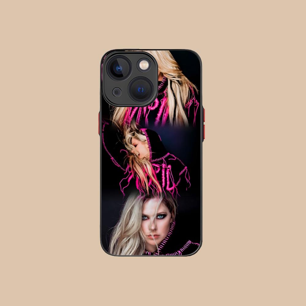 

Avril Lavigne Silicone Mobile Phone Case for iPhone 17 16 15 14 13 12 11 X XR XS Air Pro Max Plus Mini Colorful Cover iPhone XS Max