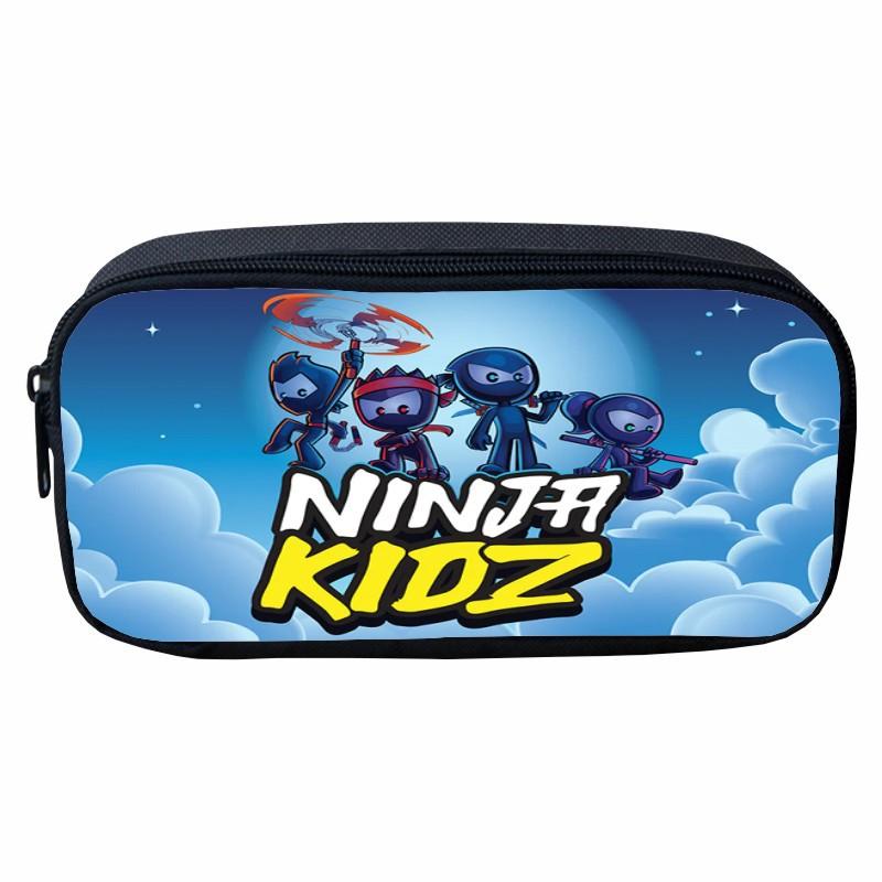 Bedrucktes Ninja Kidz Federmäppchen Cartoon Kinder Schüler Aufbewahrung Schreibwarenbox Verfügbar
