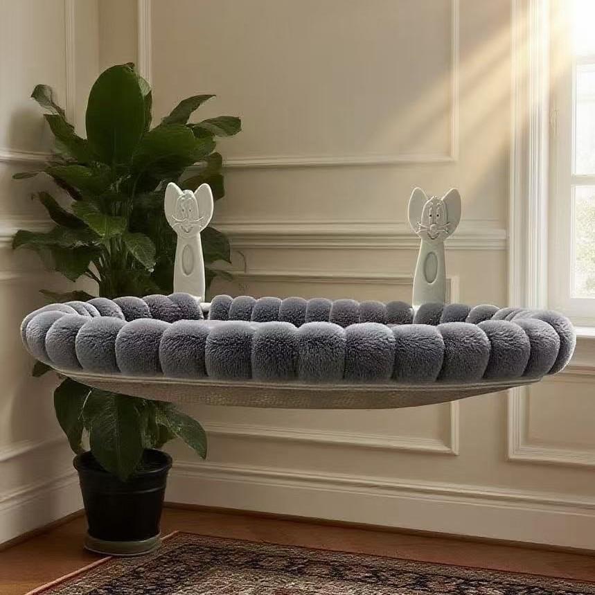 Cat Hammock Kitten Bed for Window Sill Sunbathing with Suction Cup