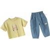 DAVE&BELLA Boys' Cool-Touch Short Sleeve Long Pants Set