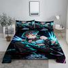 ZOEY D-Demon Hunters K-pop Bed Sheet Set 3D Printed Bed Flat Sheet With Pillowcase Bed Linen King Queen Size