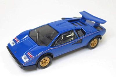 Bunka oryginalna skala Mini seria samochodów Lamborghini Countach LP500S niebieski produkt gotowy 1/64
