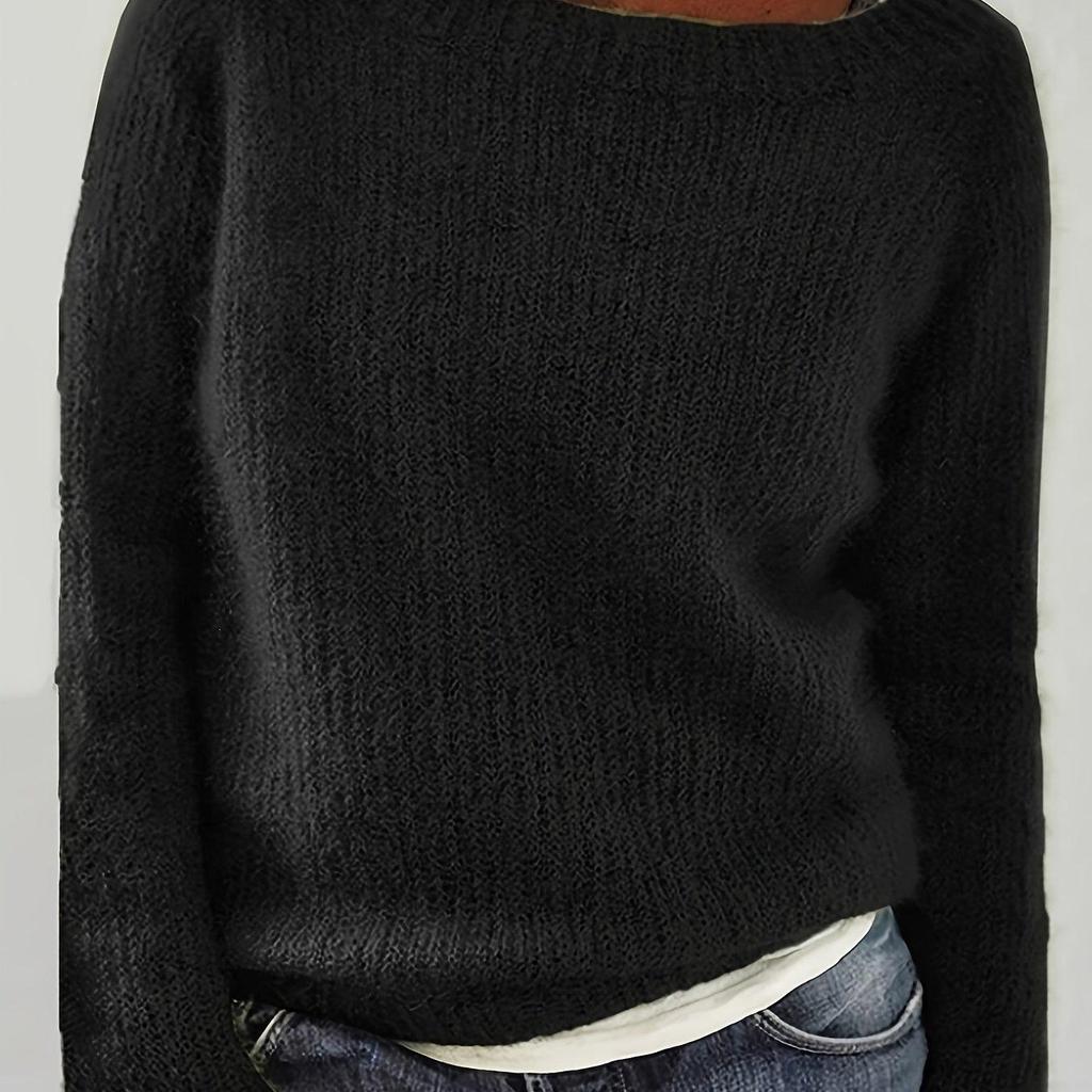 Women's Solid Color Sweater Z 48531