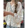 [Shop  ] Women S Body Cover looSe Fit Flower Lace blouSe Won Wbl Wfh2zjo