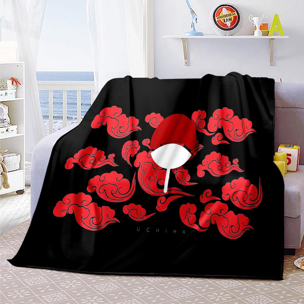 Japanese Anime Cartoon NARUTO Famous Uzumaki Naruto Blanket Soft Home Furnishing Nap Decoration Four Seasons Warm Sherpa Blanket B3