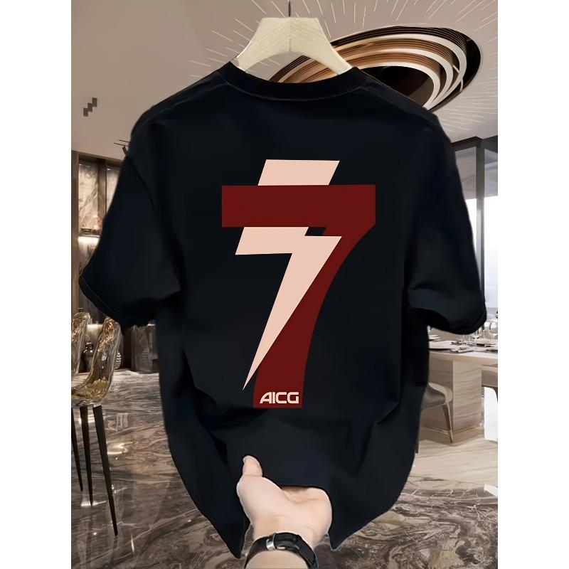 

Plus-Size Men S Trendy Short-Sleeve T-Shirt for Young Men, Made of Pure with Print Designs S чёрный