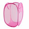 Large Capacity Dirty Clothes Basket Storage Bucket Mesh Bathroom Portable Foldable Dirty Clothes Basket