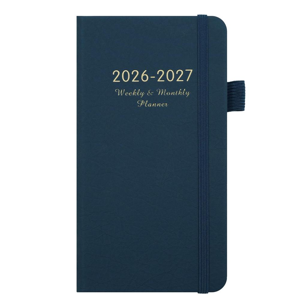 2026 24K Gold English Planner with Elastic Band