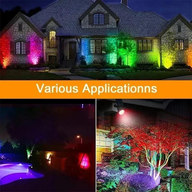 1/2 ks solární napájená 7LED lampa nastavitelná solární bodové světlo zapuštěné do země IP65 vodotěsné krajinářské nástěnné světlo venkovní osvětlení