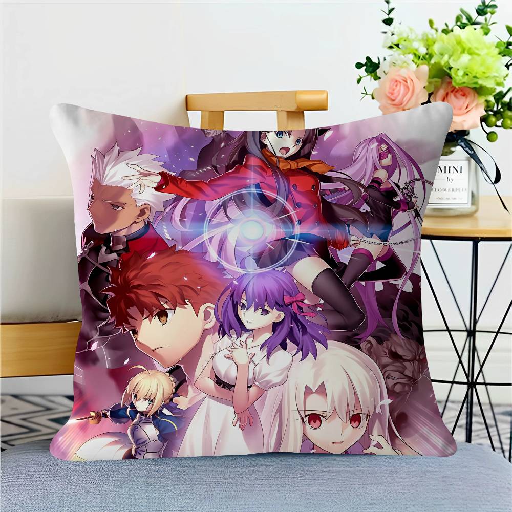 Anime Fate-Stay-Night Cushion Cover Decorative Pillow Sofa Home Decor Case Pillow Cases
