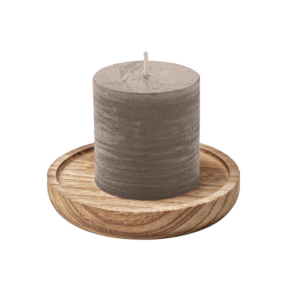 MidOcean Pentas Round Wooden Scented Candle