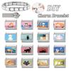 New Cute Animals Series Cat Dog Moon Heart Flowers Italian Charm Beads Fit 9mm Stainless Steel Module DIY Bracelet Jewelry Gift