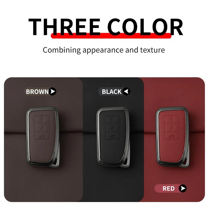 Interior Mouldings Car Alloy Key Case Cover For Lexus NX IS RX ES GX LX LS UX GS 200 260 300 350 NX200 NX300 RX350 ES300 Keychai