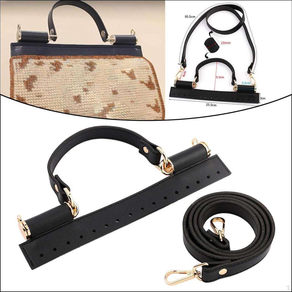 Bag Strap Replacement for Crochet Handle in DIY Crossbody Design