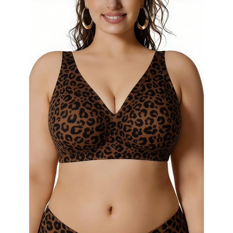 Women Seamless Wireless Comfortable Full Coverage Push Up Gathering Bra
