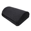 Foot Rest Black Ergonomic Height Adjustable Half Cylinder High Rebound Memory Foam Footstool for