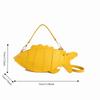 Creative Simulation Fish Shaped Crossbody Bag Faux Leather Slouchy Hobo Bag  Daily Use