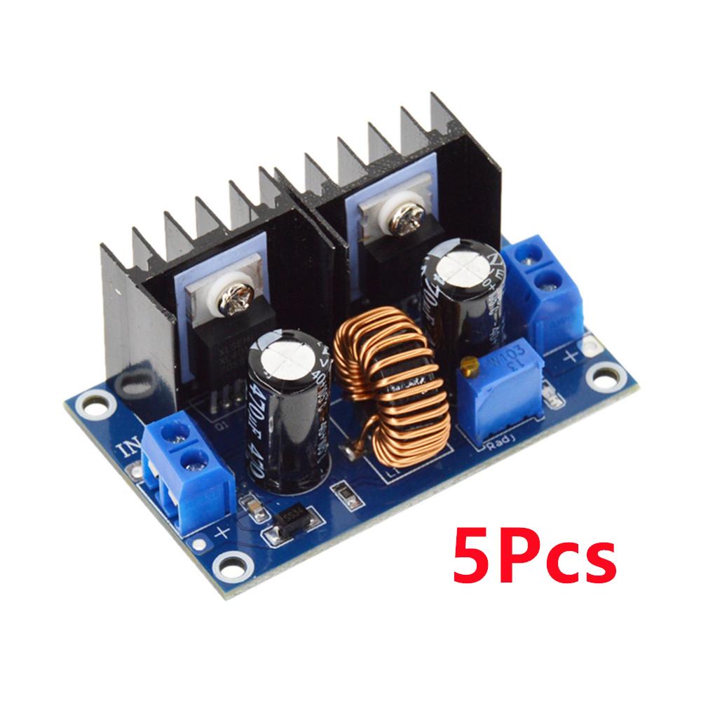 

5Pcs Step-down Power Supply Module DC 4-38V to DC 1.25-36V 8A PWM 200W Adjustable XL4016 DC-DC DC Voltage Regulator