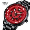 SVJ Men's 3D Rotating Sport Quartz Watch - Luminous & Waterproof