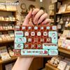 Creative Cartoon 26-Key Decompression Keyboard Keychain Pendant - Desktop Ornament & Student Bag Accessory