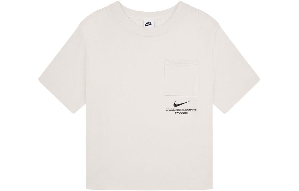 Nike SS22 Set in Sleeve T Shirt Women s Phantom Gray White DV9118-030 XL