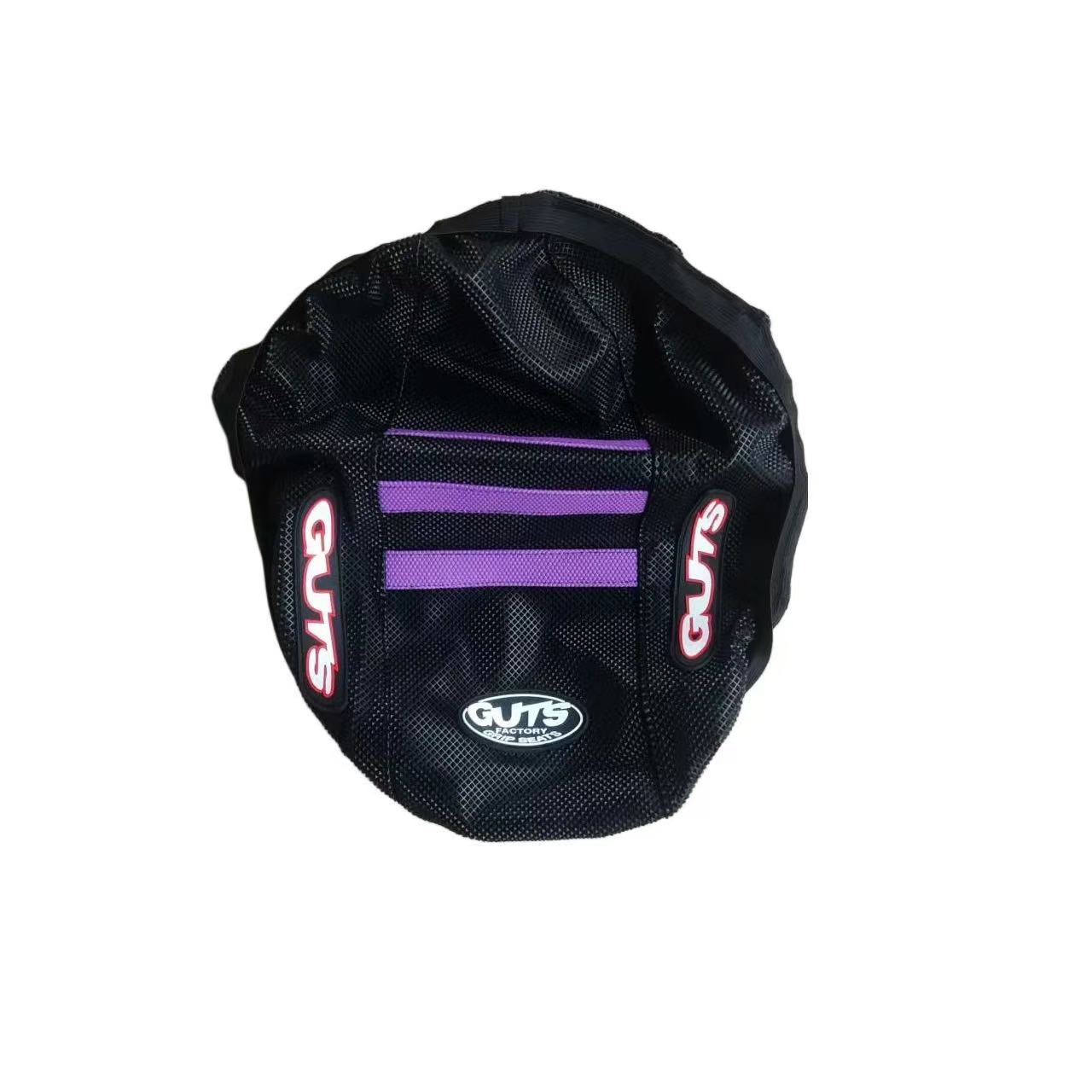 

CQHZJ Motorcycle Anti-slip Seat Cover Pro Ribbed Rubber Gripper For SURRON Light bee Ultra Bee Guts Seat Off-Road Electric Bike Purple For Light Bee