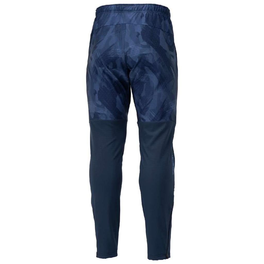 Mizuno Tech Shield Breath Thermo Training and Pageant Blue Pants, Windproof, Stretch, Water-Repellent, Moisture-Wicking, Heat-Generating, 32MDB530,
