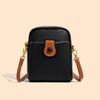 Fashion Women's Genuine Leather Diagonal Cross Head Layer Cowhide Coin Purse Cowhide Shoulder Bag