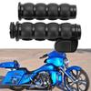 2pcs 25mm/22mm 1" Chrome Handle Bar Hand Grips for Harley Touring Street Electra Road Glide Motorcycle Handlebar Hand Grips