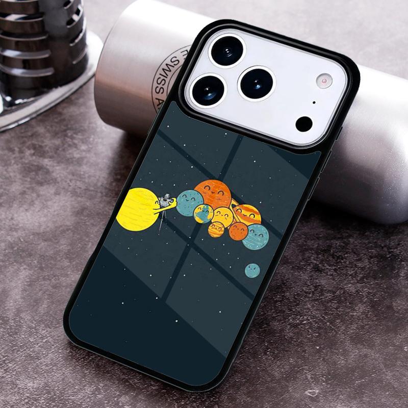 Solar System Planet Constellations Phone Case For iPhone 17,16e,15,14,13,12,11,Mini,Pro,MAX Soft Silicone Cover