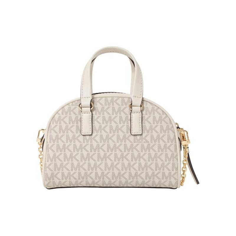 Michael Kors Handbag Williamsburg Classic Presbyopic Logo Chain Zipper Closure with Leather Trim Shell Bag Hand-held Shoulder Crossbody Bag Women's
