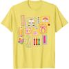 Coquette Bow Teacher Back To School Teacher Life Student Kid T-Shirt