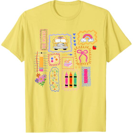 Coquette Bow Teacher Back To School Teacher Life Student Kid T-Shirt